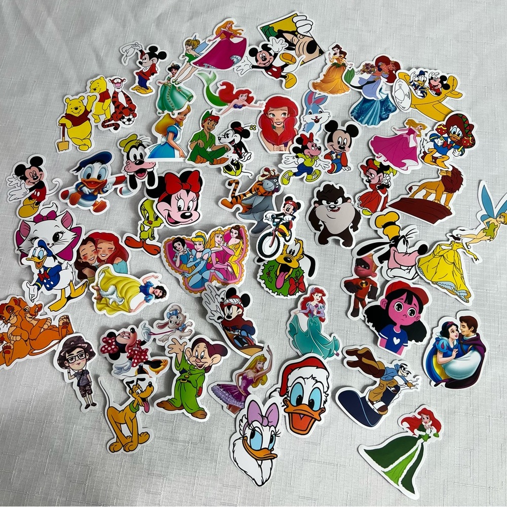 Lot of 50 Disney Stickers